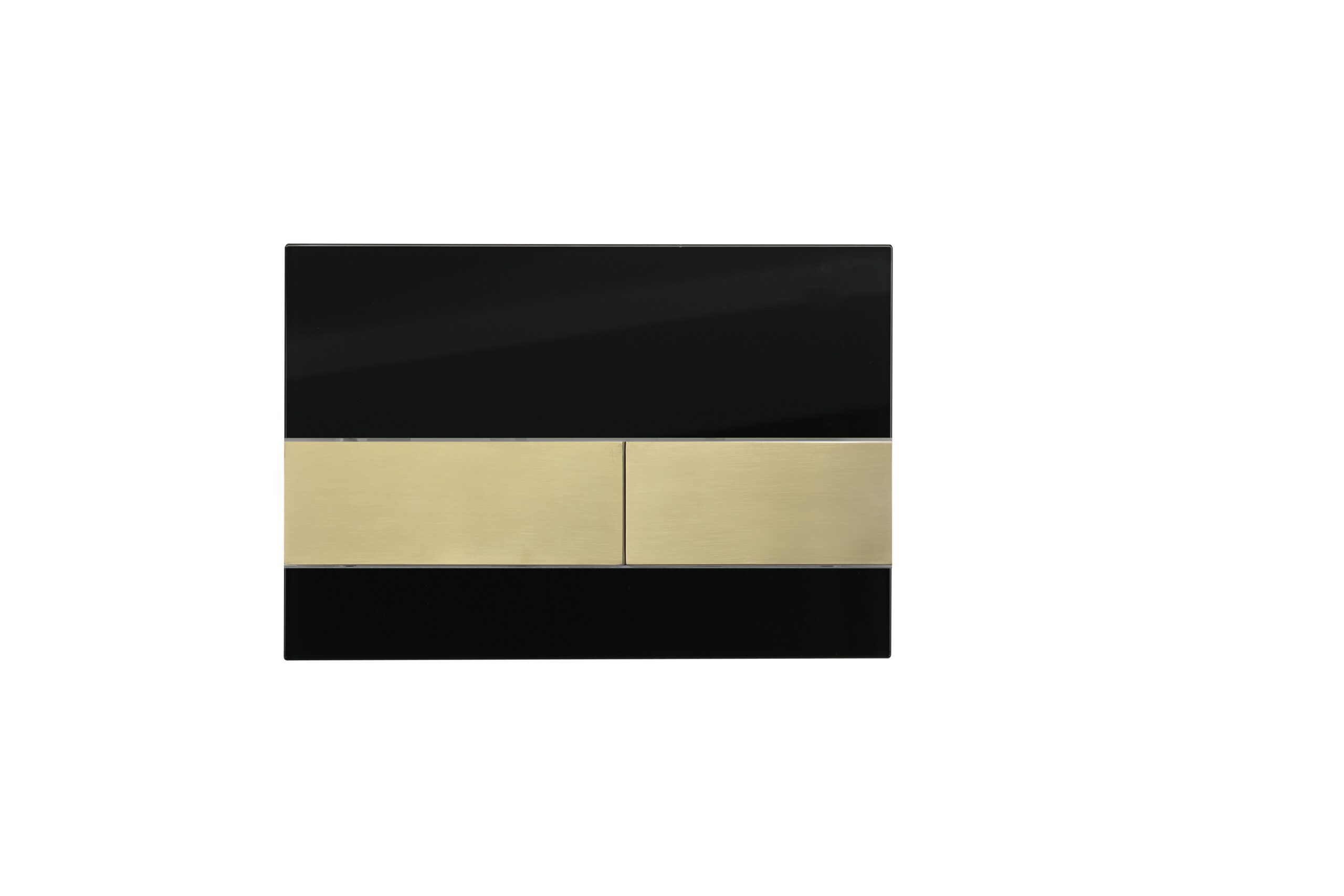 Панель смыва для инсталляции Deluxe. Механика, Glass&Brushed gold — изображение 2