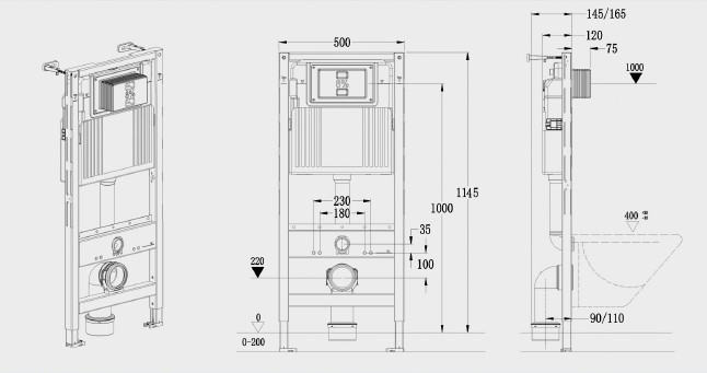 Технический чертеж MTH516A